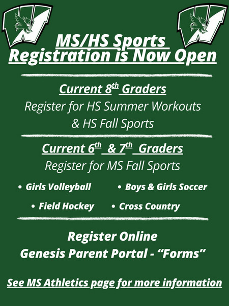 Register Now for Fall Sports